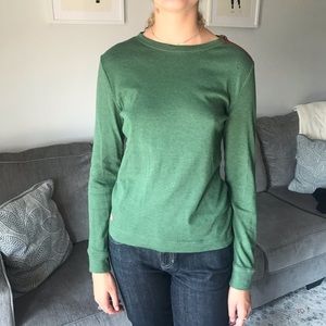 Ralph Lauren Green Long Sleeve Top Size Medium